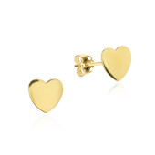 Cercei aur 14K inima DiAmanti CELK16G14K-AS
